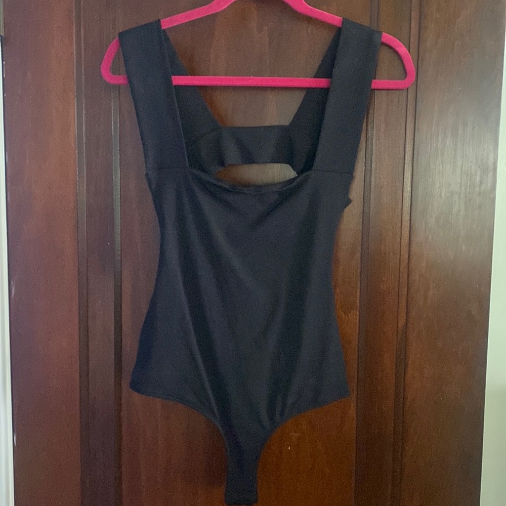 NWT free people black bodysuit